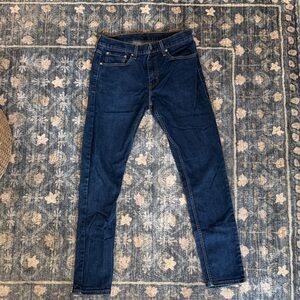 Levi's 512 Men's Slim Taper Jeans in Deep Indigo Blue